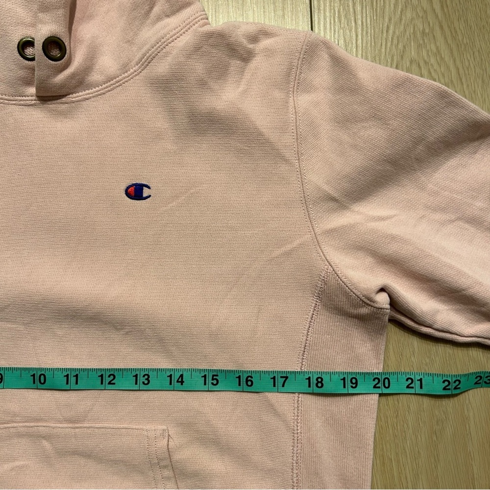 Champion Reverse Weave Sweatshirt Hoodie Pink Women’s Medium - Picture 6 of 7